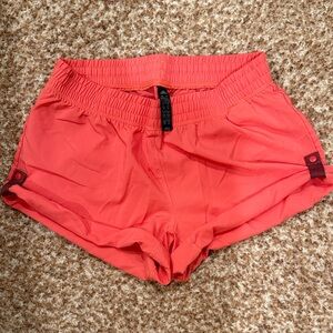 adidas Women's Coral Pink Athletic Shorts